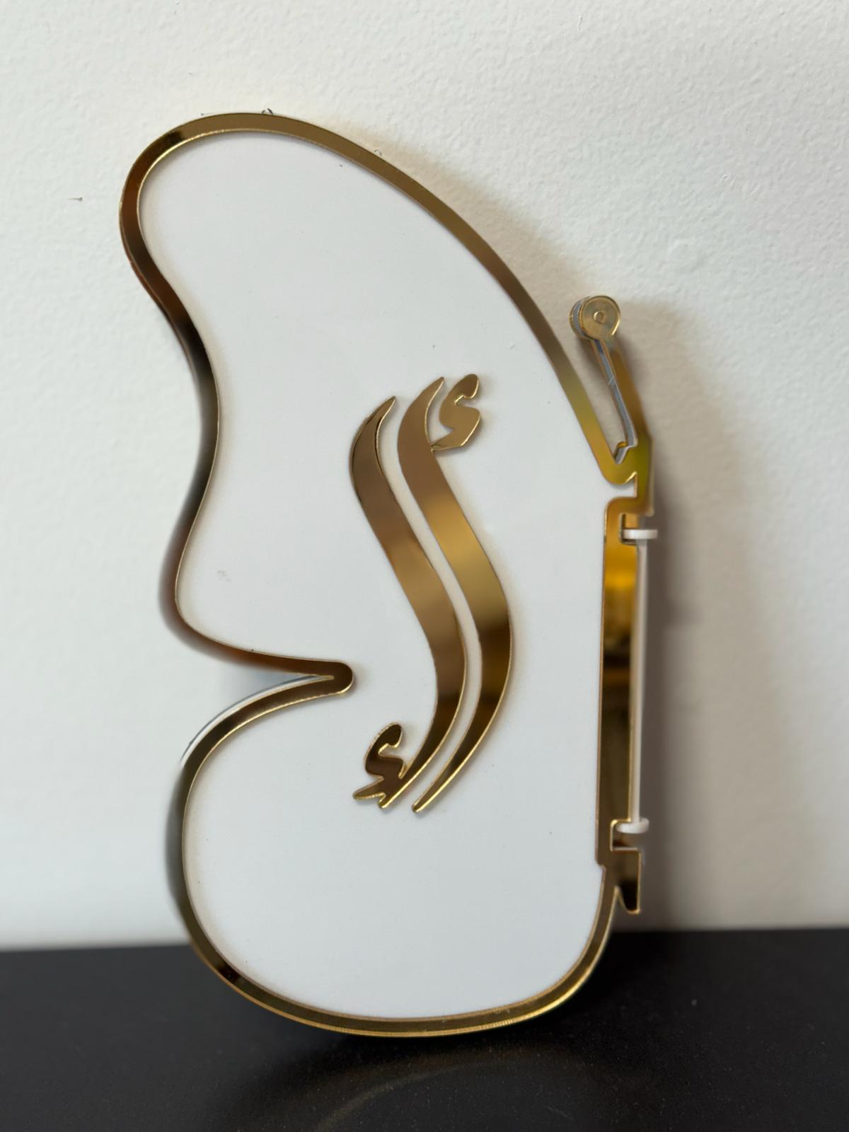 Butterfly Arabic Engagement Ring Holder – Personalized Acrylic Wedding Box