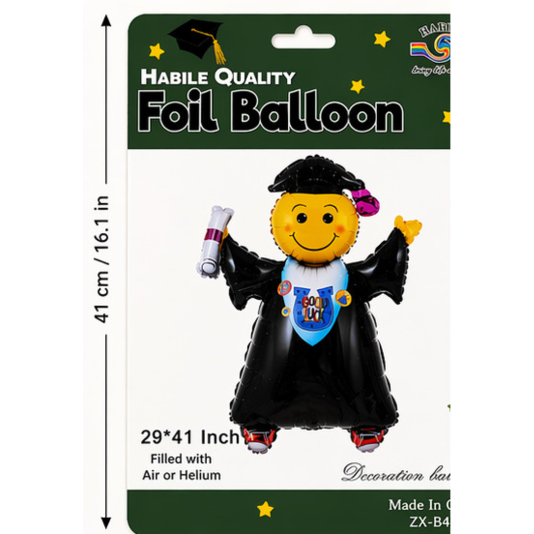 Graduation Emoji Foil Balloon